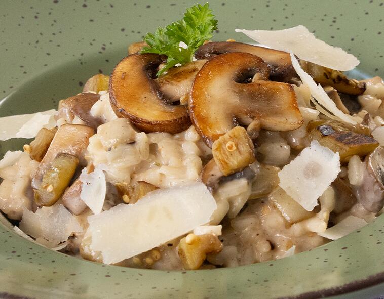 Risotto cu vinete și ciuperci 